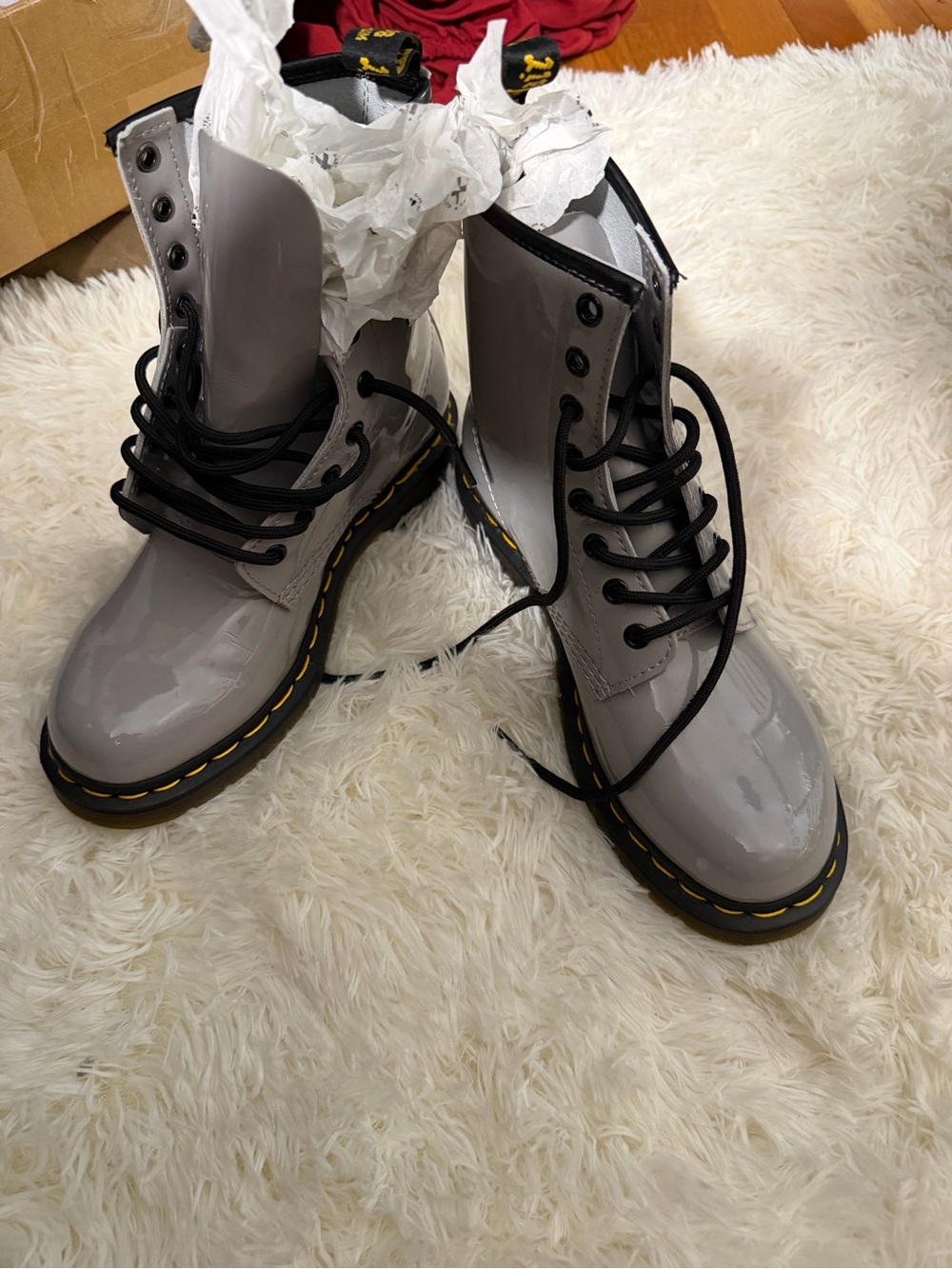 Grey Doc Marten